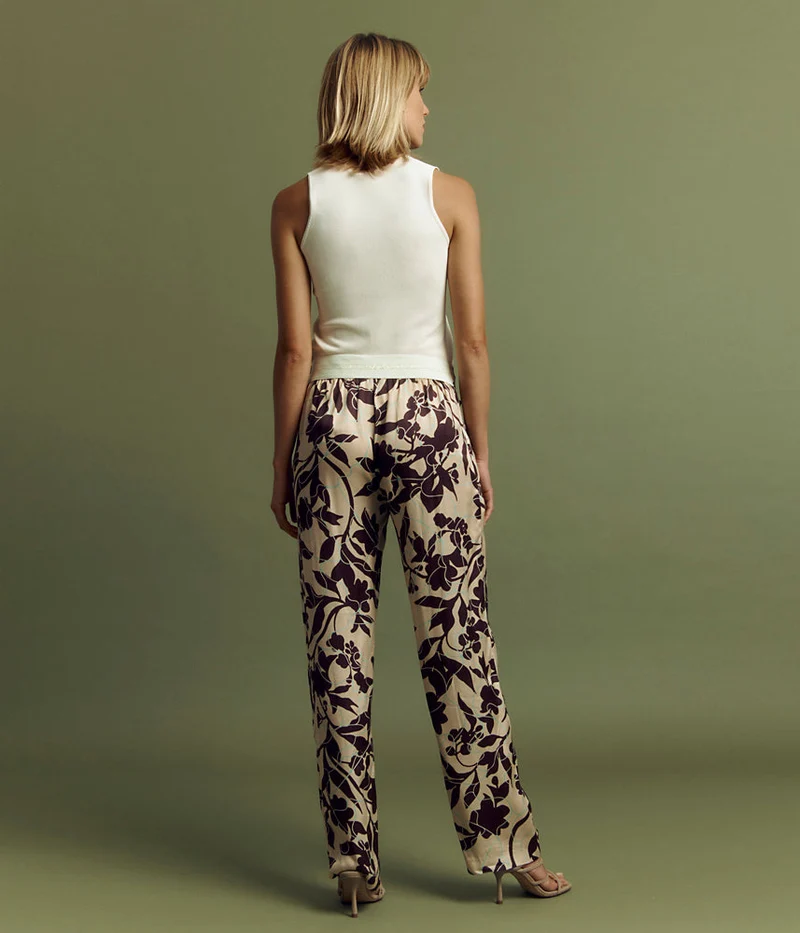 Pantalon imprimé en viscose PARTITION/85085/541