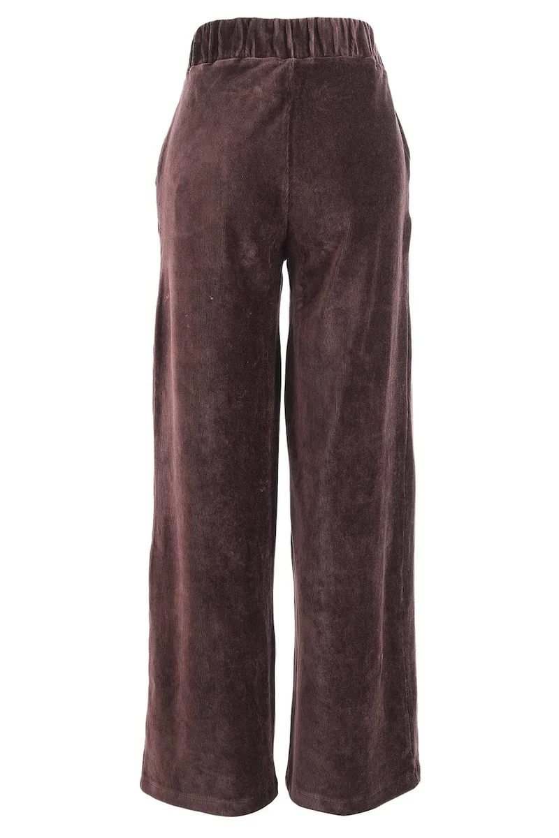 Le pantalon en velours à jambe large Tricotto | 96052
