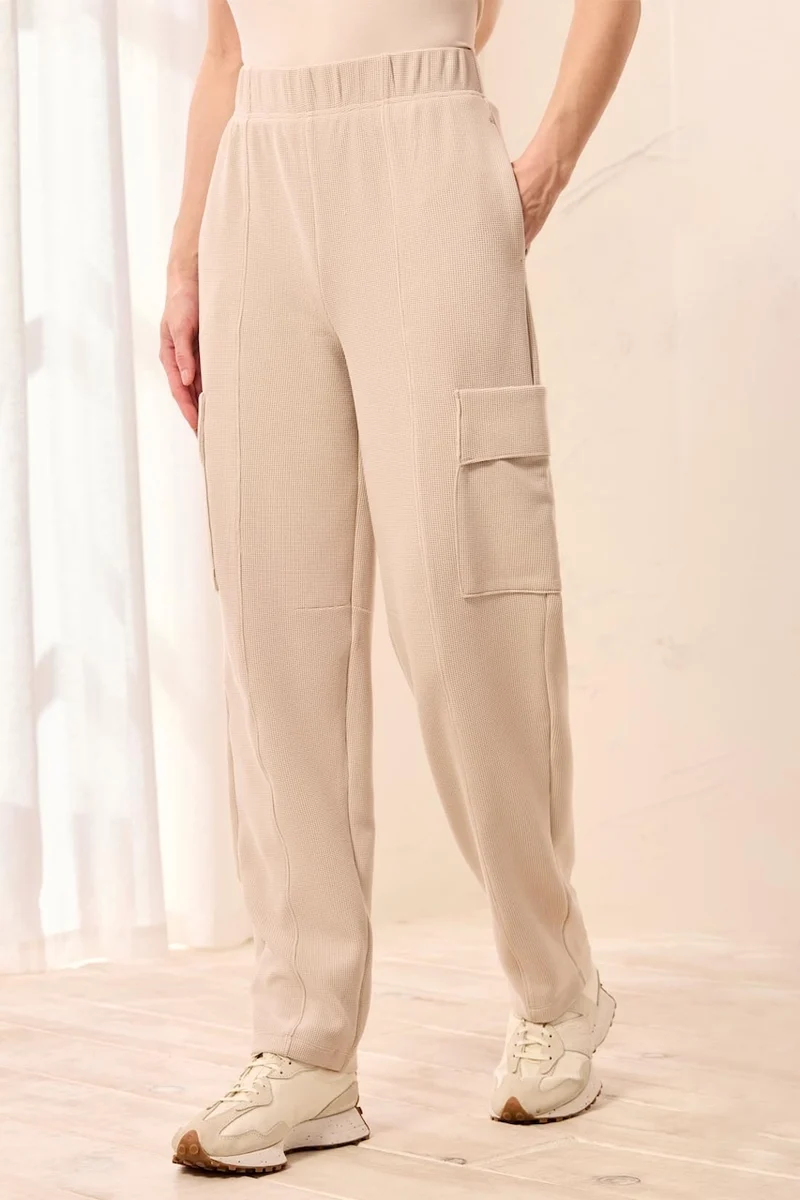 Le pantalon jogger cargo texturé Tribal | 3278O-8561