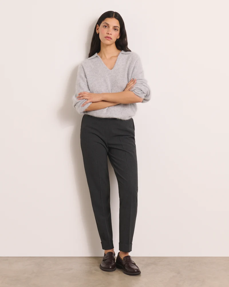 Pantalon avec pli cassé PIKIRYS-BIS/12328/446