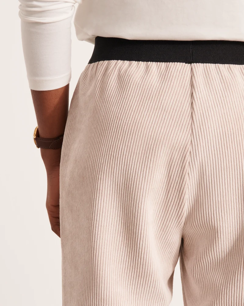 Pantalon droit en velours PELVET12/12167/022