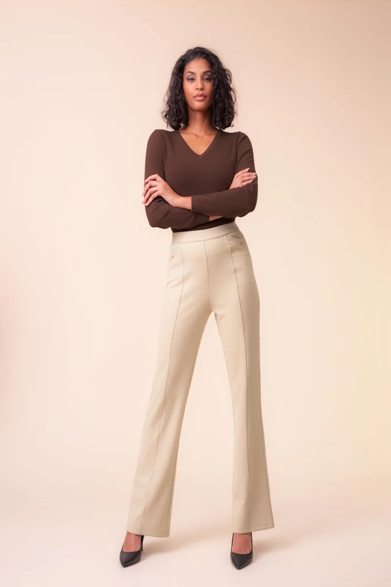 Le pantalon à jambe large Alison Sheri | A48142