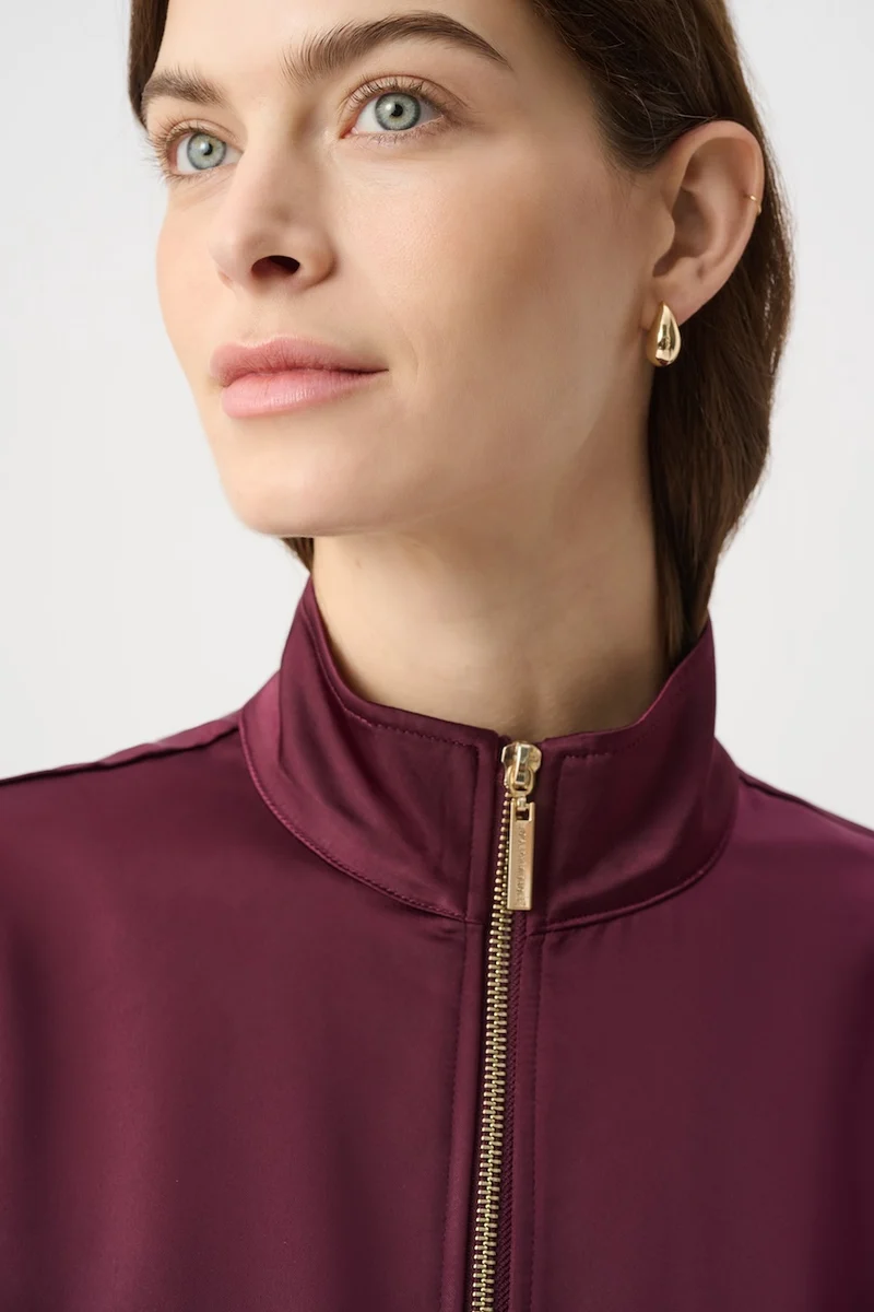 Le blouson en satin à manches bouffantes Joseph Ribkoff | 264939