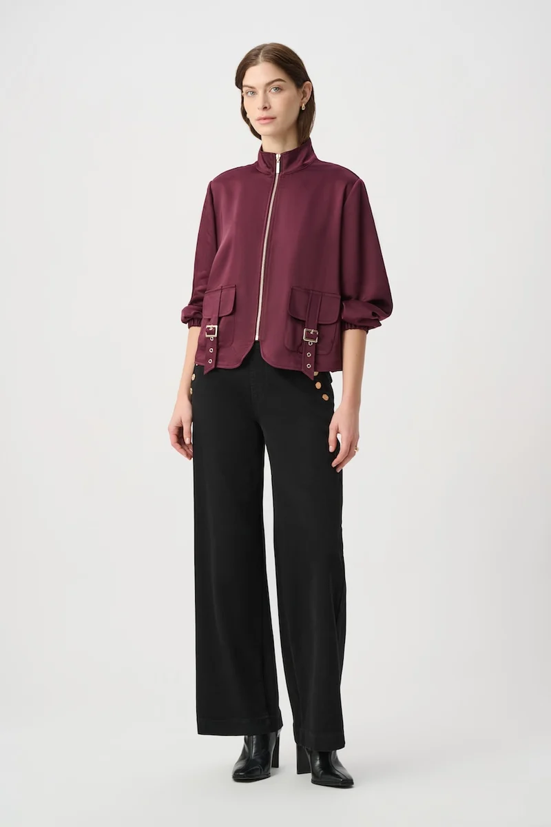 Le blouson en satin à manches bouffantes Joseph Ribkoff | 264939