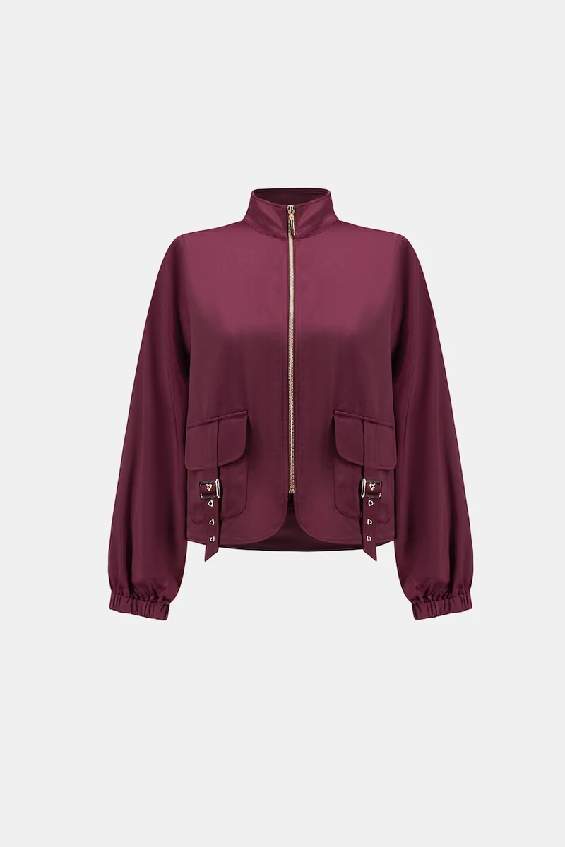 Le blouson en satin à manches bouffantes Joseph Ribkoff | 264939
