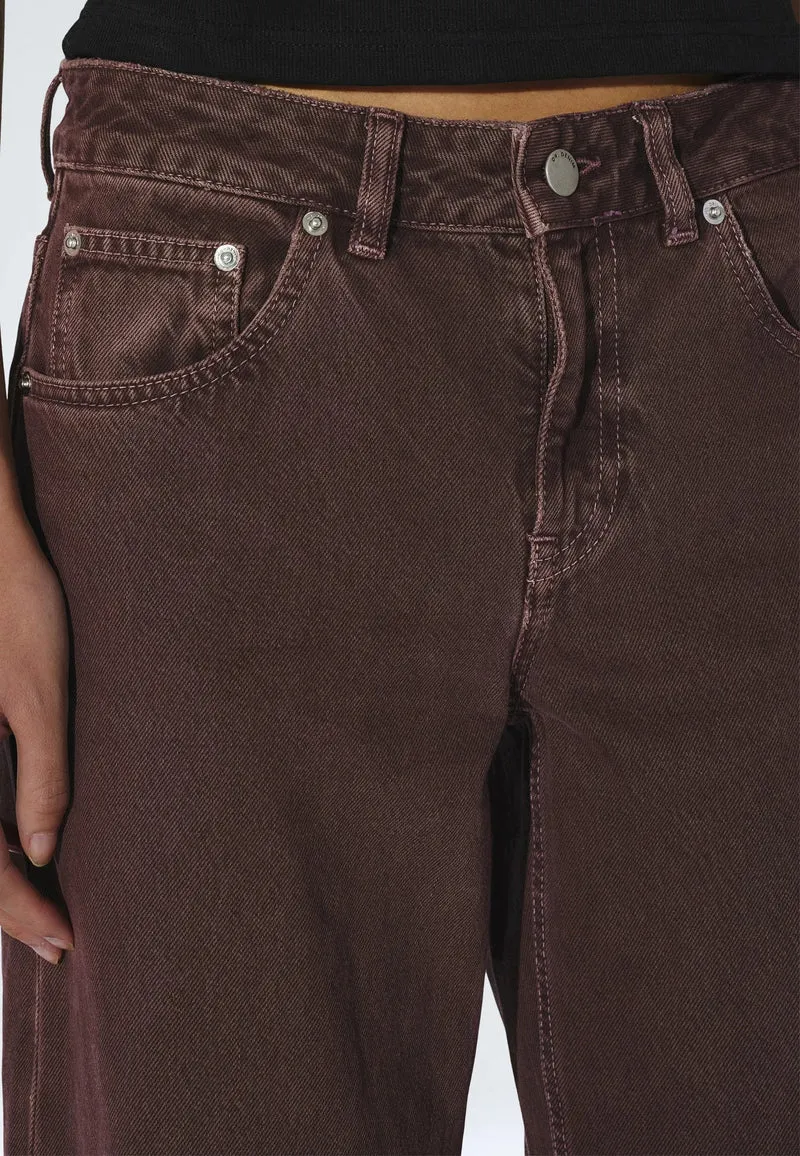 DR DENIM Jean Rhue - Washed Aubergine