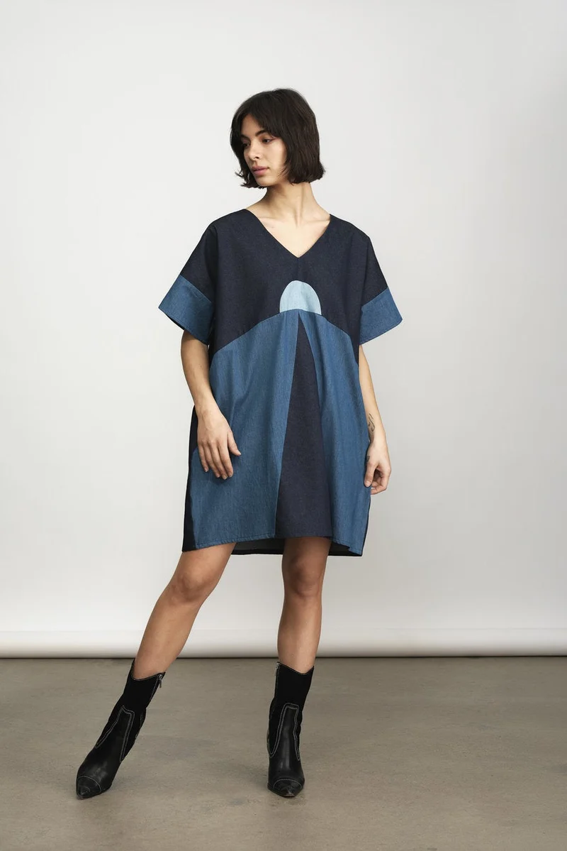 JENNIFER GLASGOW Robe Petra - Denim