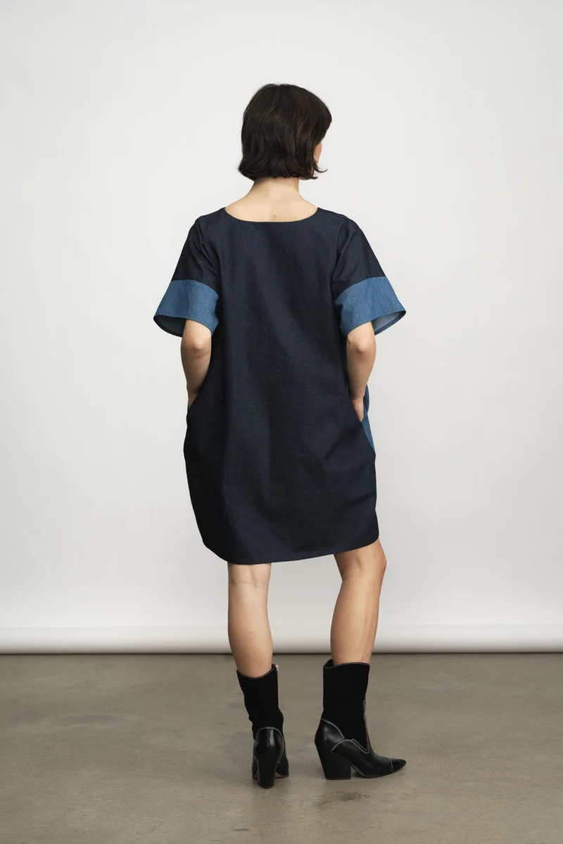 JENNIFER GLASGOW Robe Petra - Denim