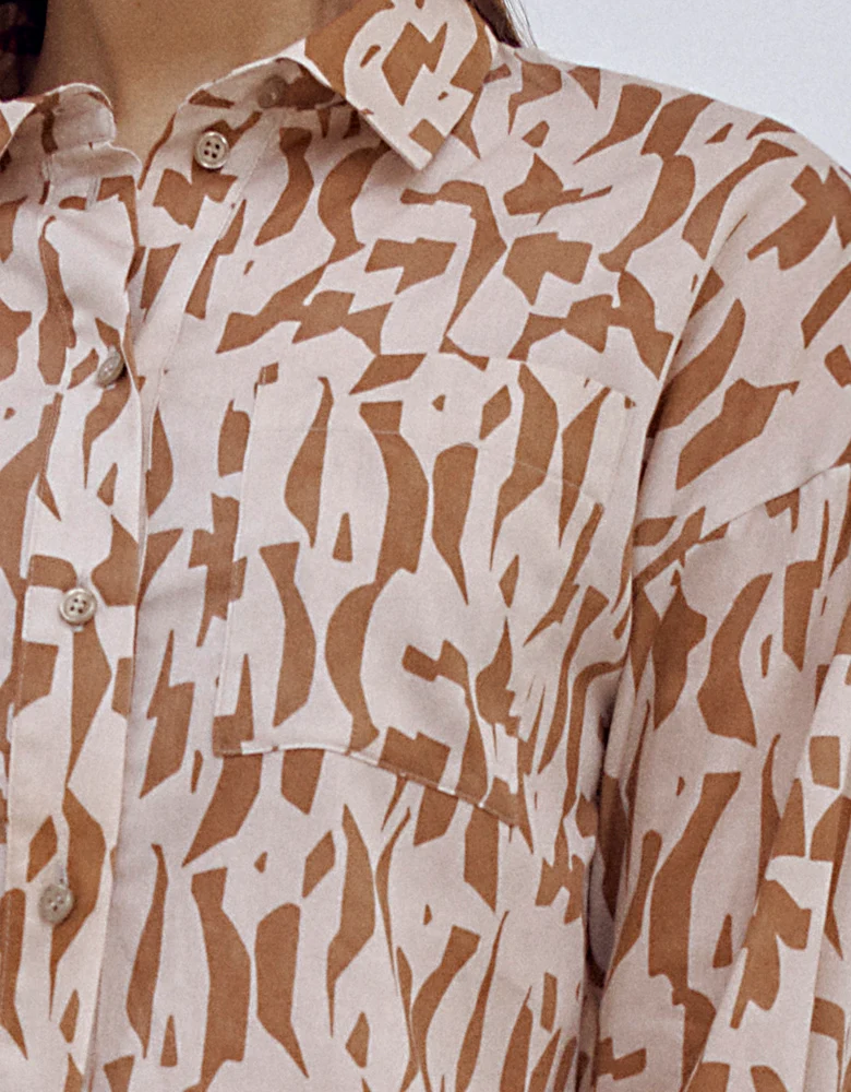 Chemise imprimée CAMBRAY/86212/521