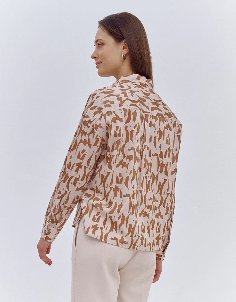 Chemise imprimée CAMBRAY/86212/521