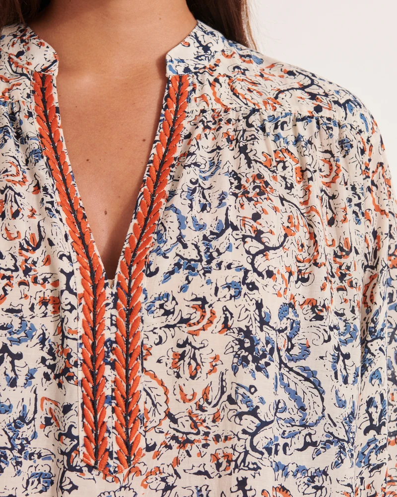 Blouse imprimée CITRONNADE/12136/511
