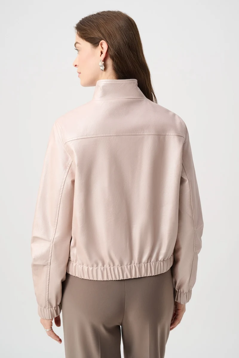 Le blouson aviateur effet cuir métallisé Joseph Ribkoff | 264907