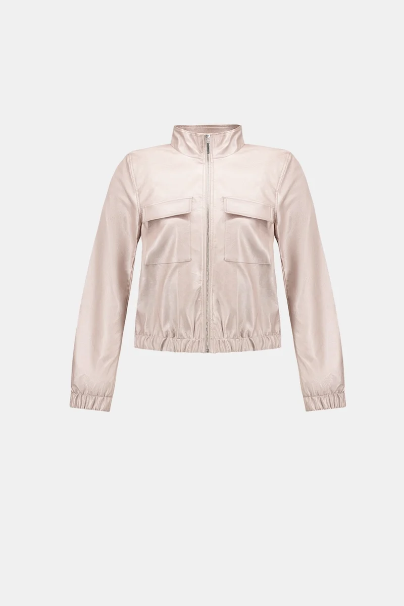 Le blouson aviateur effet cuir métallisé Joseph Ribkoff | 264907