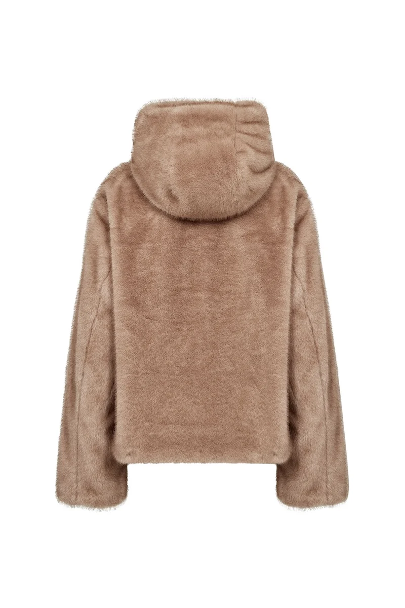 La veste à capuchon texturée Soya Concept | 42038