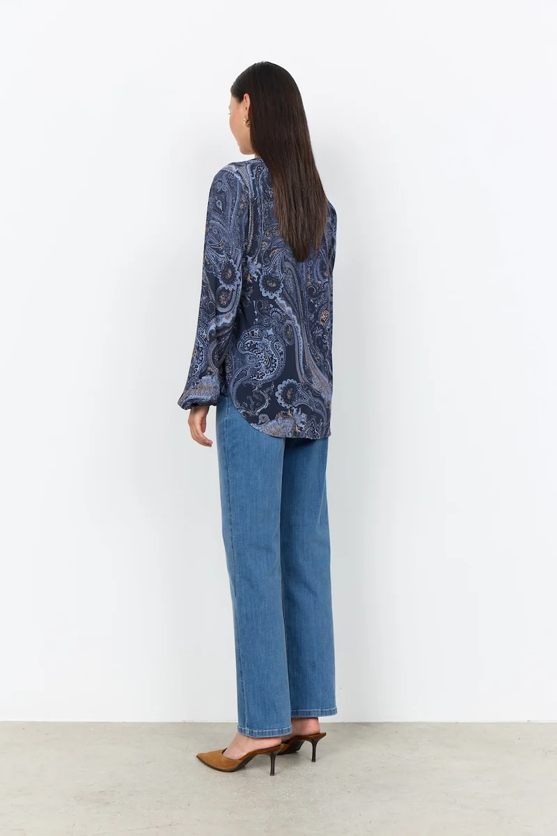 La blouse à imprimé cachemire Soya Concept | 41974