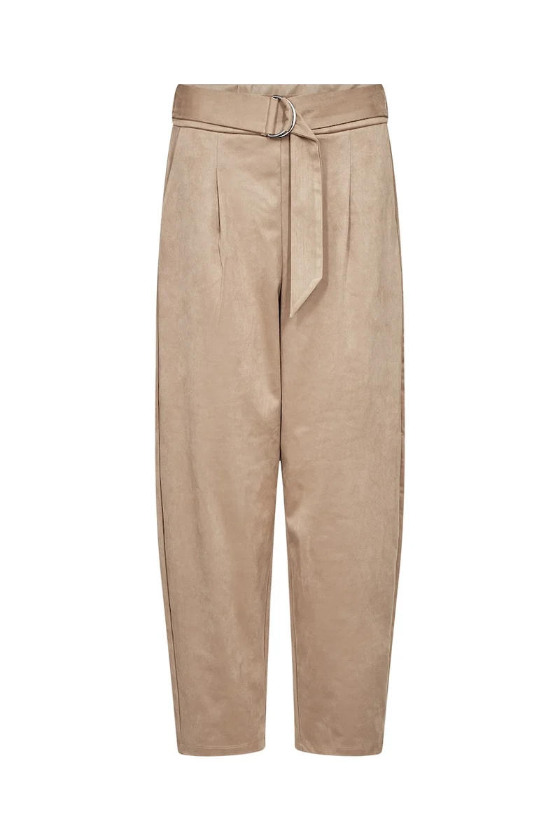 Le pantalon taille haute avec ceinture Soya Concept | 27865