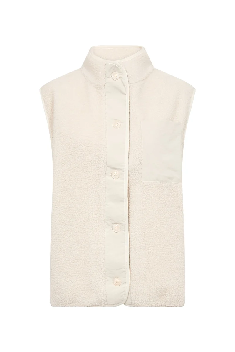 La veste sans manches texturée Soya Concept | 27844