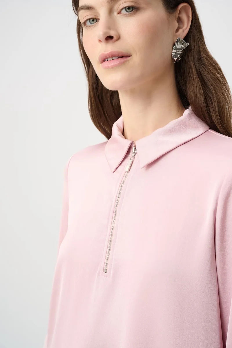 La blouse zippée à col chemisier Joseph Ribkoff | 264050