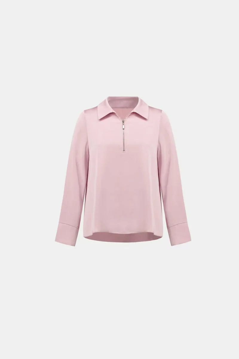 La blouse zippée à col chemisier Joseph Ribkoff | 264050