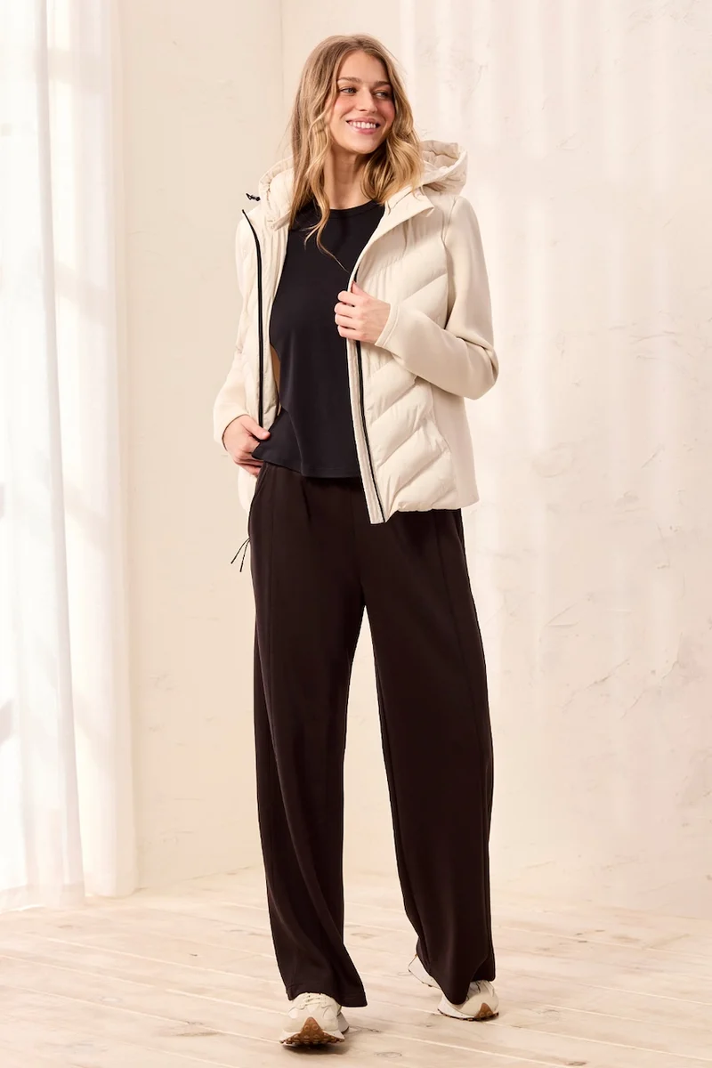 Le manteau matelassé hybride déperlant Tribal | 3172O-8512