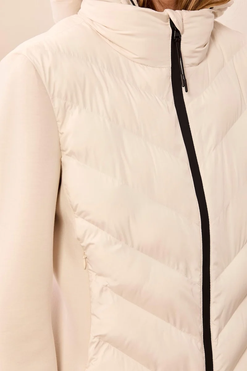 Le manteau matelassé hybride déperlant Tribal | 3172O-8512