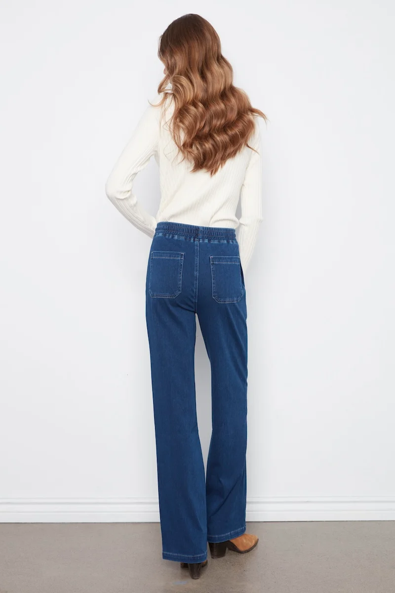 Le pantalon jogger à jambe large Charlie B | C5794-627C