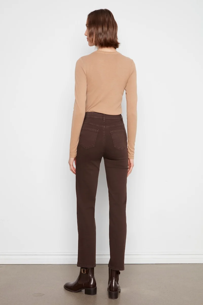 Le pantalon droit en sergé Charlie B | C5584RR-618A