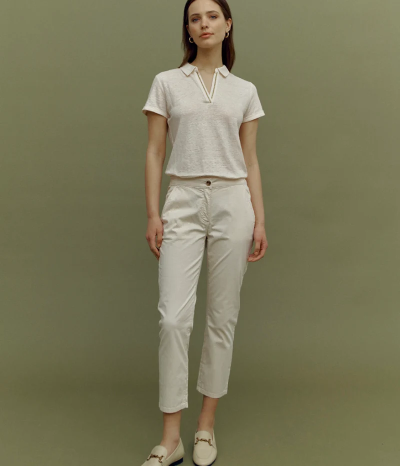 Pantalon 7/8ème en coton stretch PUJAS/85211/007