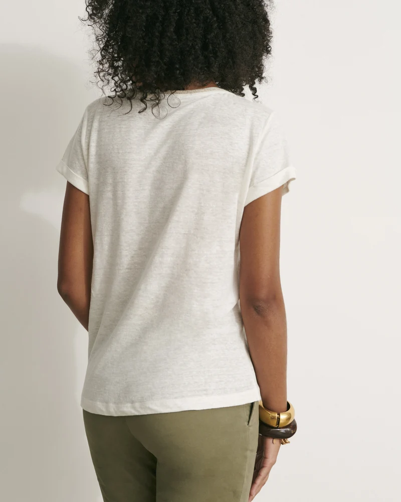 Tee-shirt encolure V TRIOMPHE/11182/003
