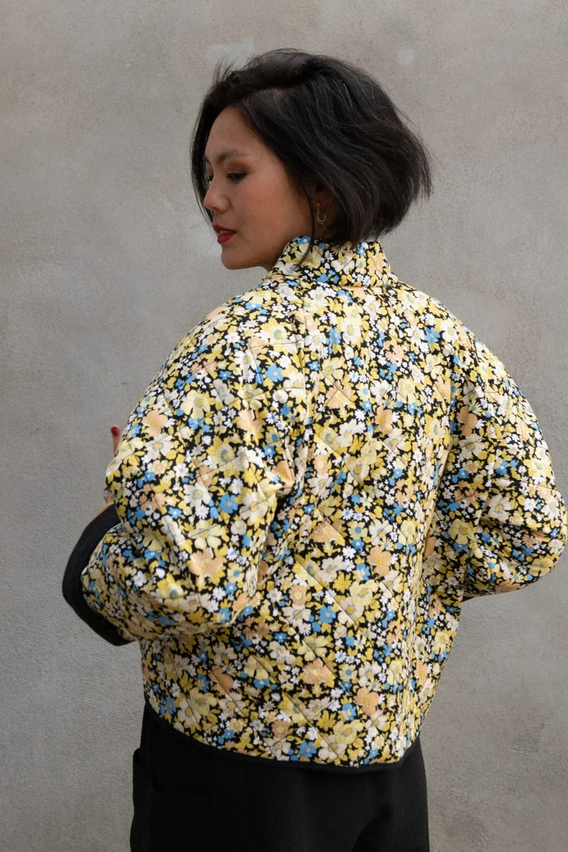 KAZAK Veste Artémisia - Fleurs Jaunes