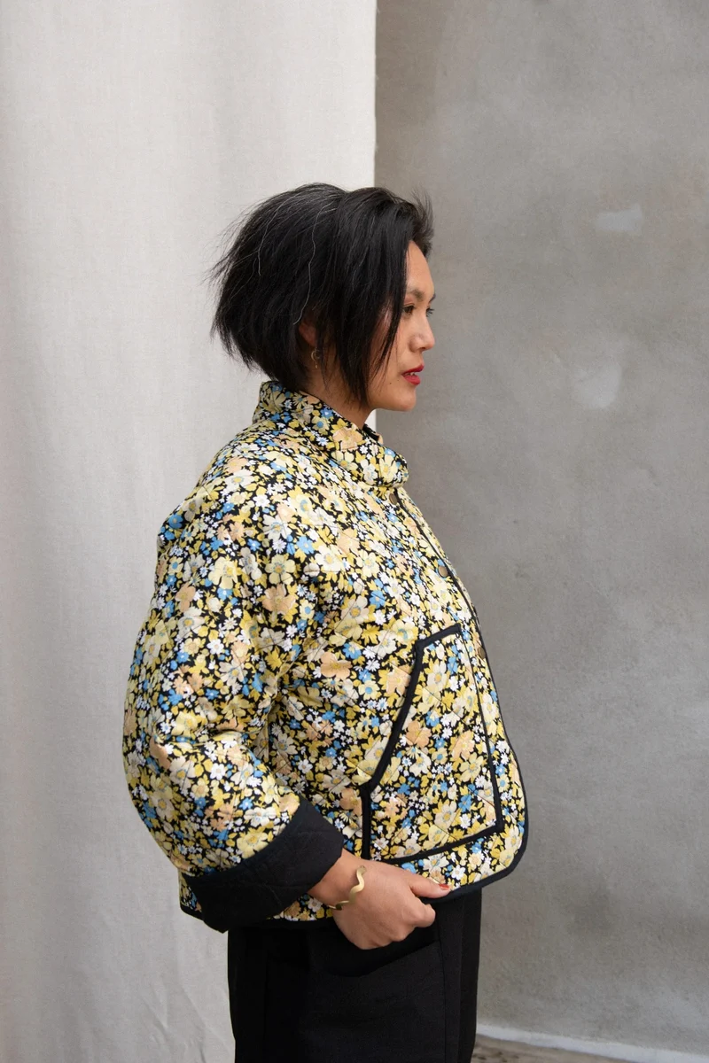 KAZAK Veste Artémisia - Fleurs Jaunes