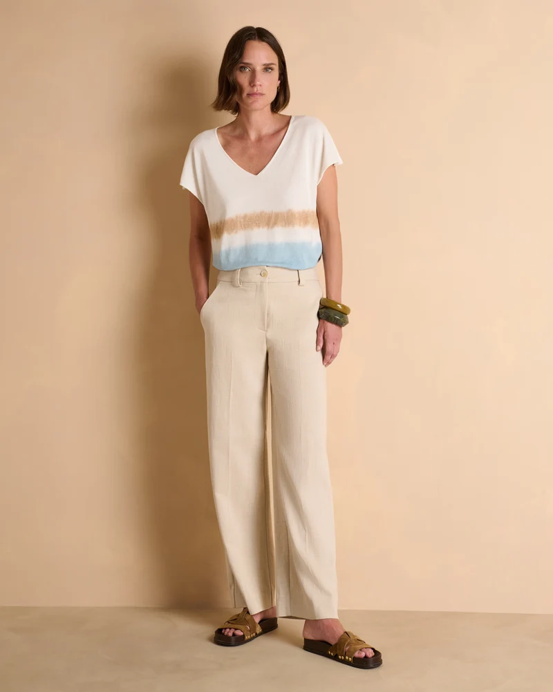 Pantalon large beige PHILBY13/13323/007