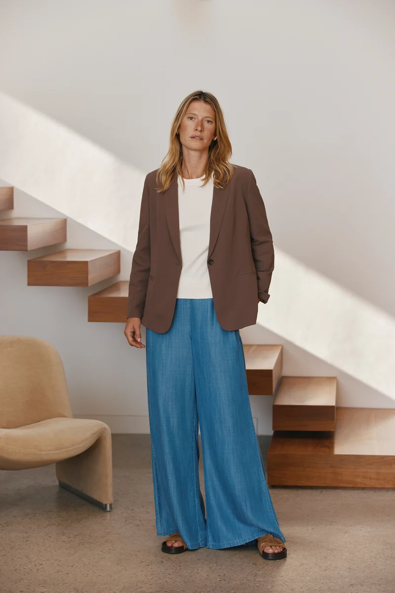 Pantalon palazzo PONCTUEL-IT/13347/296