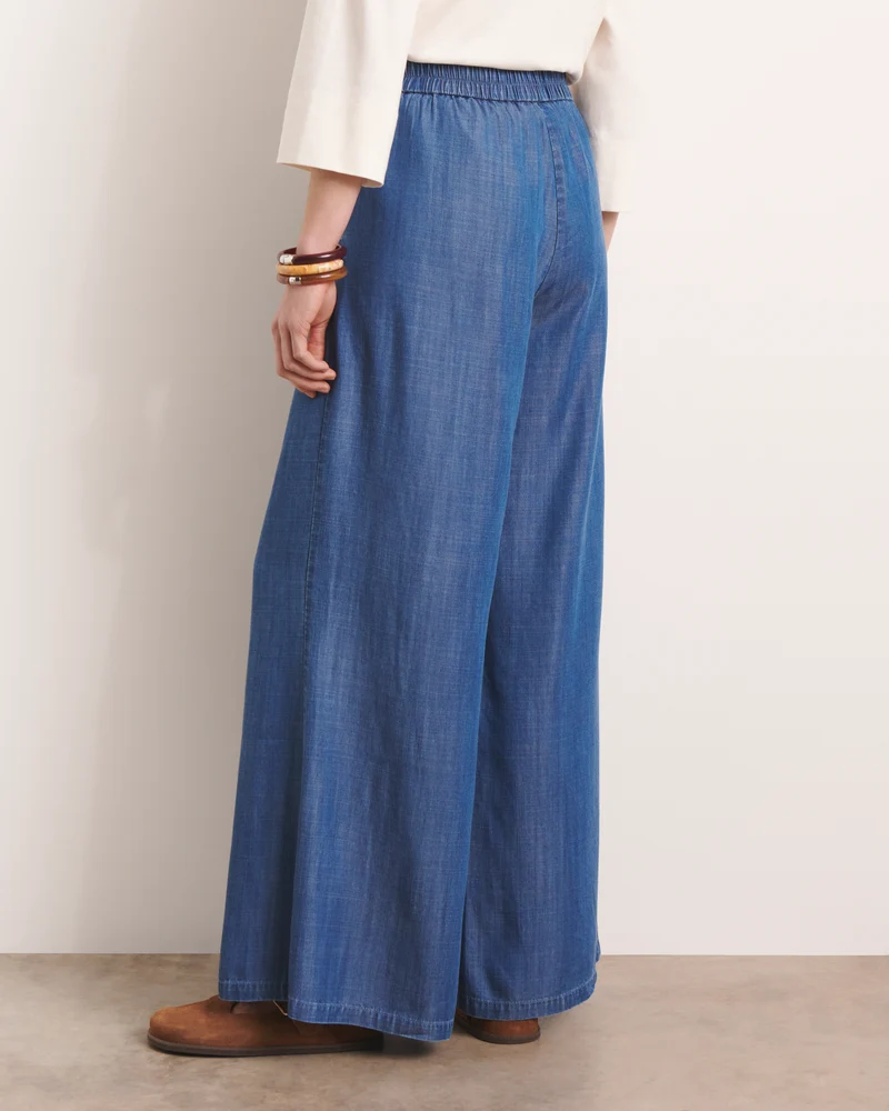 Pantalon palazzo PONCTUEL-IT/13347/296