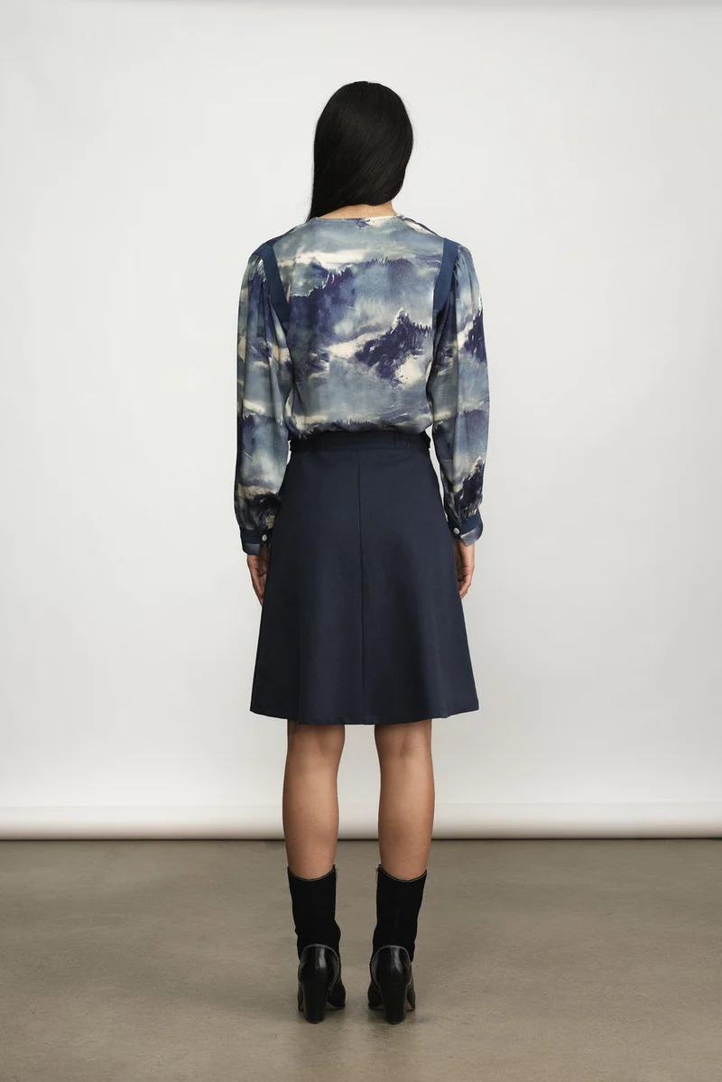 JENNIFER GLASGOW Blouse Willow - Cloud