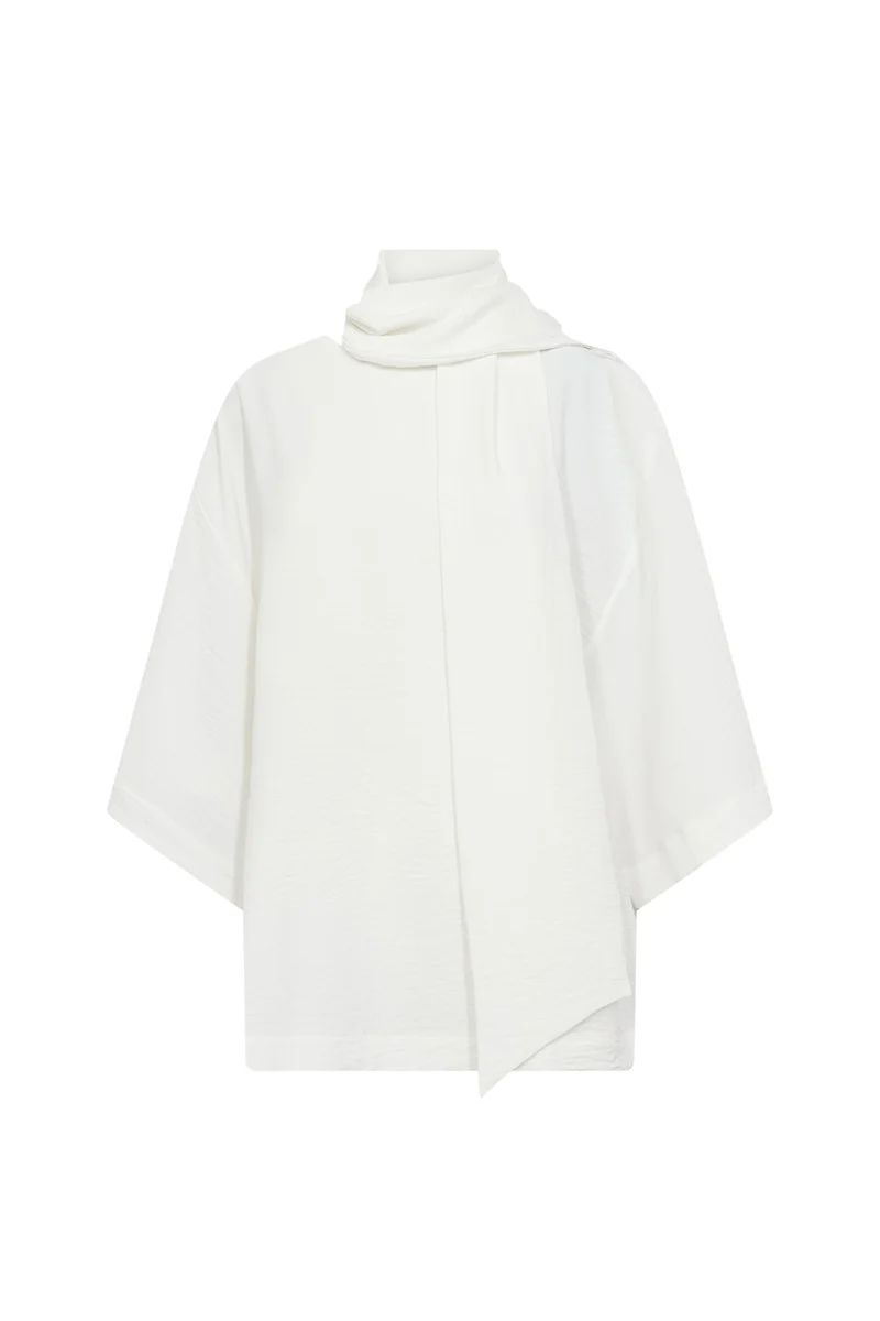 La blouse à col drapé Soya Concept | 41989