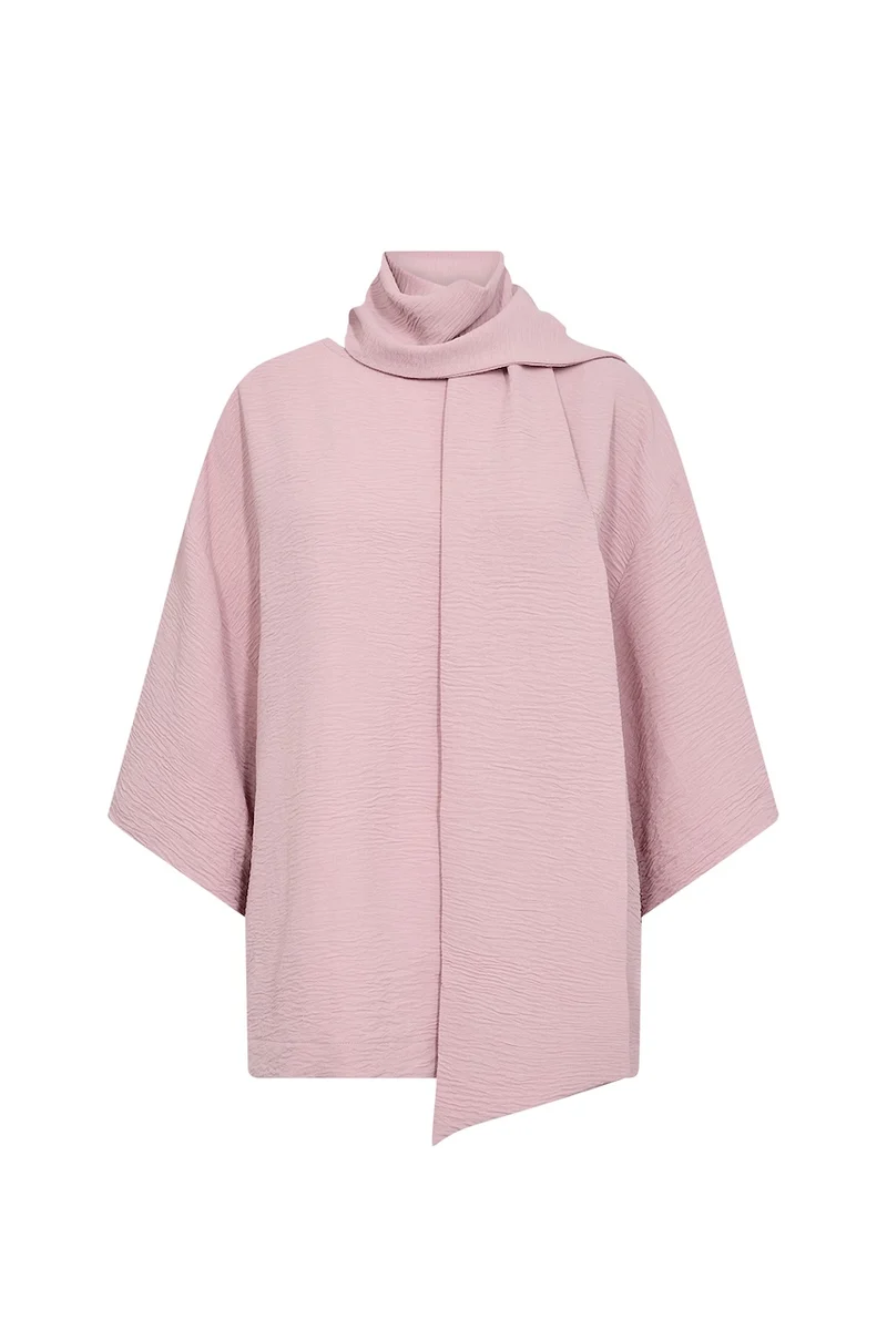 La blouse à col drapé Soya Concept | 41989