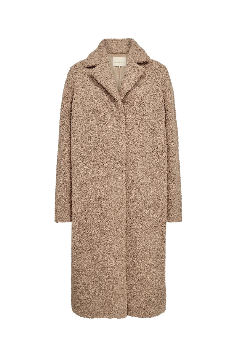 Le manteau long effet peluche Soya Concept | 40217