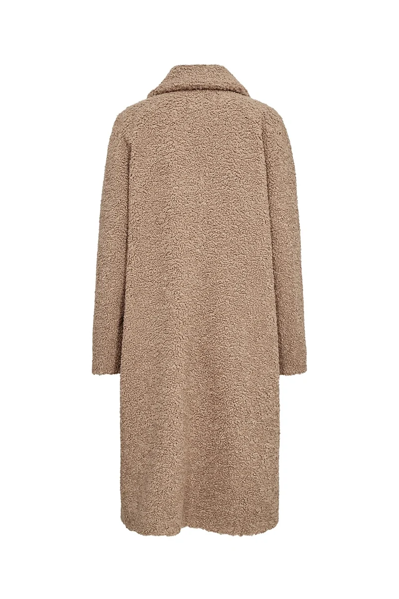 Le manteau long effet peluche Soya Concept | 40217