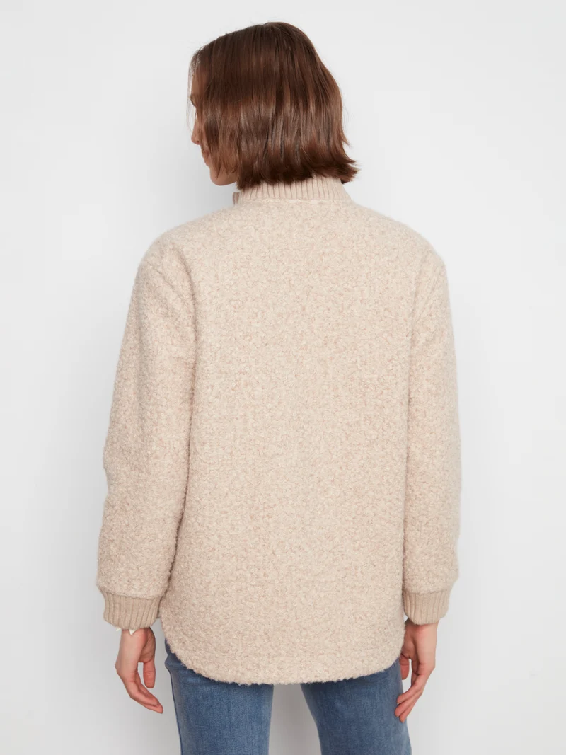 La veste effet peluche Charlie B | C6437-707A