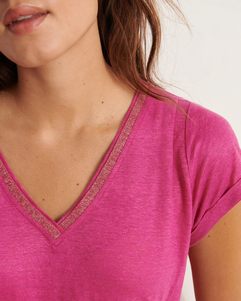 Tee-shirt encolure V TRIOMPHE/11182/394