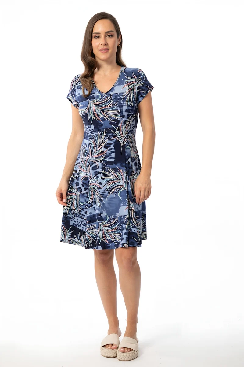 La robe imprimé artistique Bali | 8882