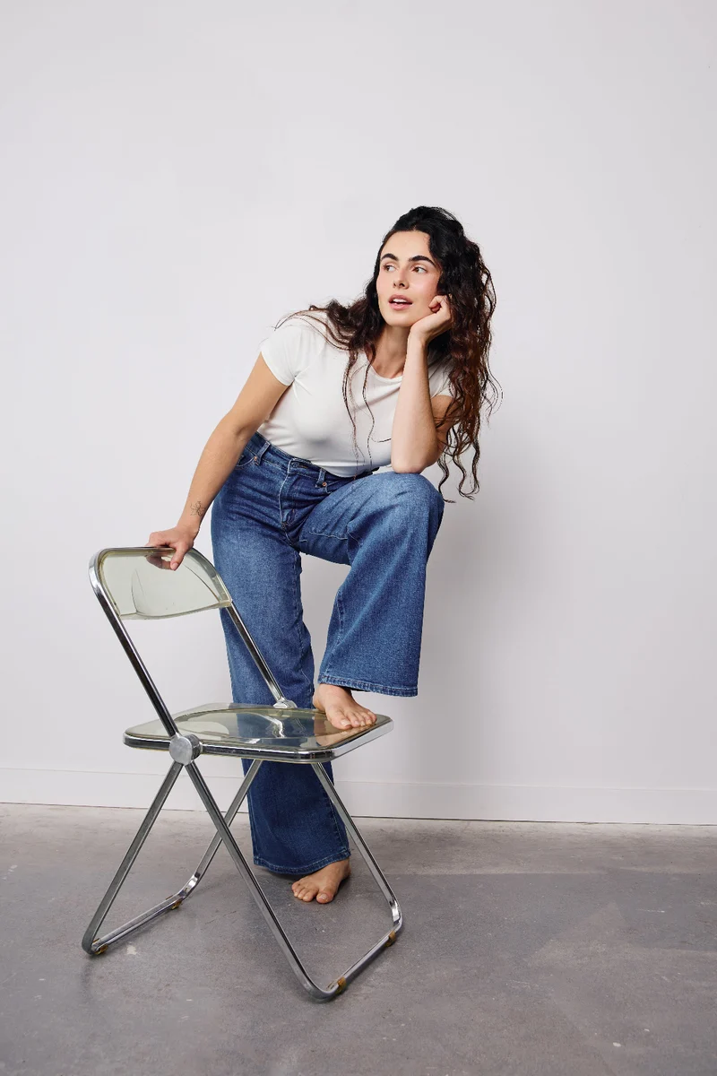 DAILYSTORY X YOGA JEANS Jean Aurore - Bleu