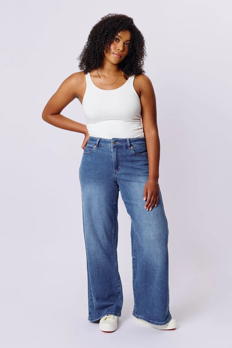 DAILYSTORY X YOGA JEANS Jean Aurore - Bleu