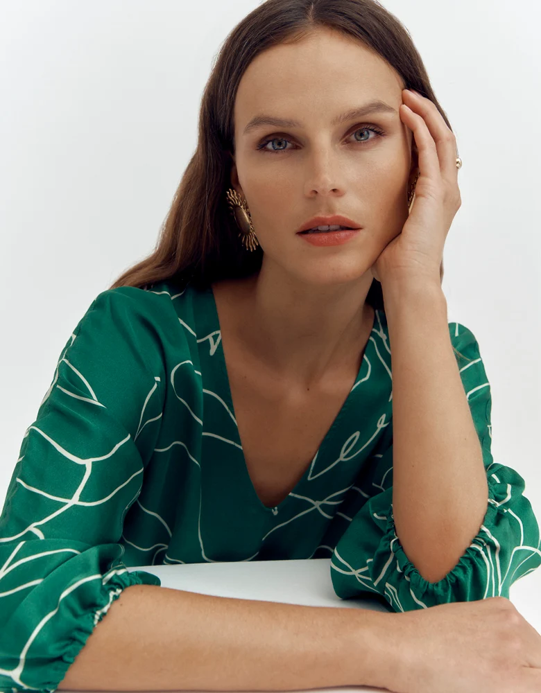 Blouse imprimée CLIGNE/87117/611