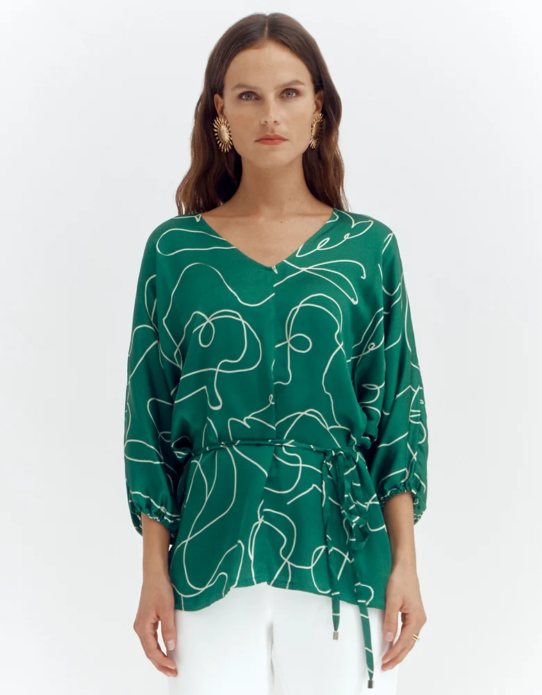 Blouse imprimée CLIGNE/87117/611
