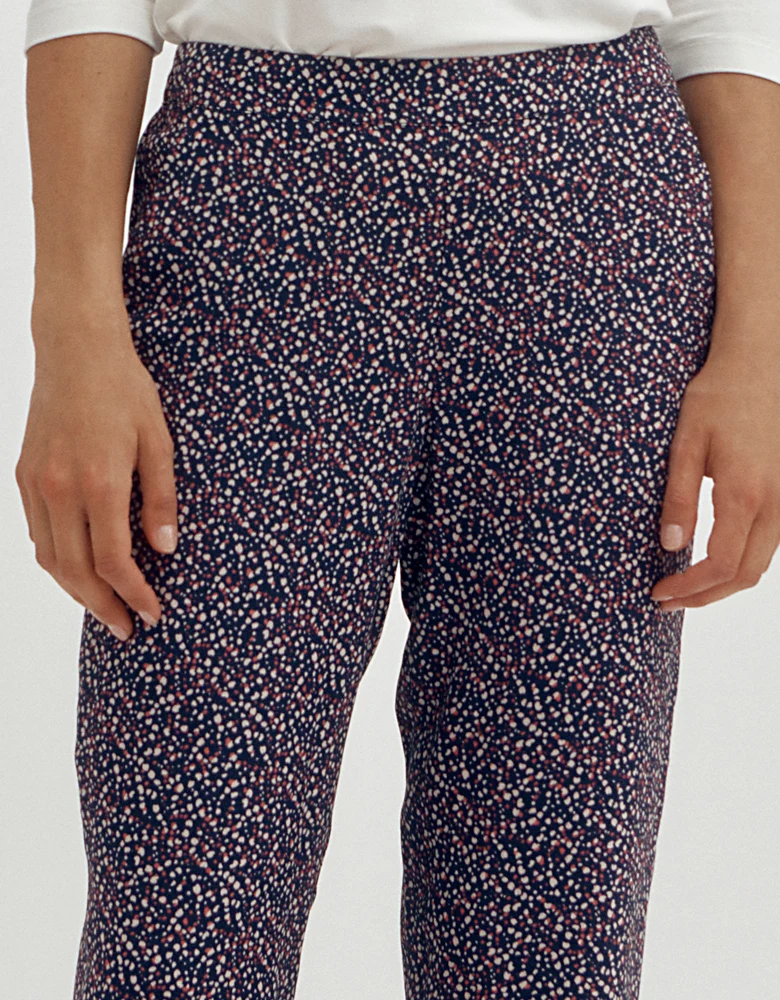 Pantalon imprimé PISTACHE/87168/635