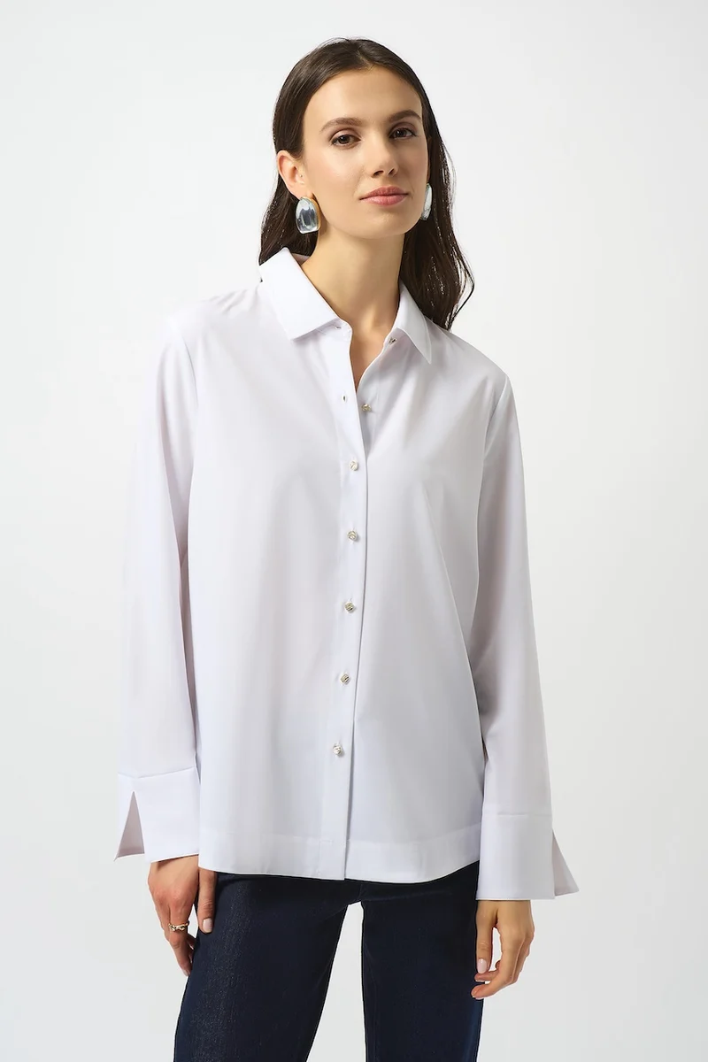 La blouse en popeline extensible Joseph Ribkoff | 253923
