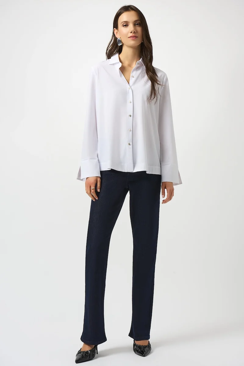 La blouse en popeline extensible Joseph Ribkoff | 253923