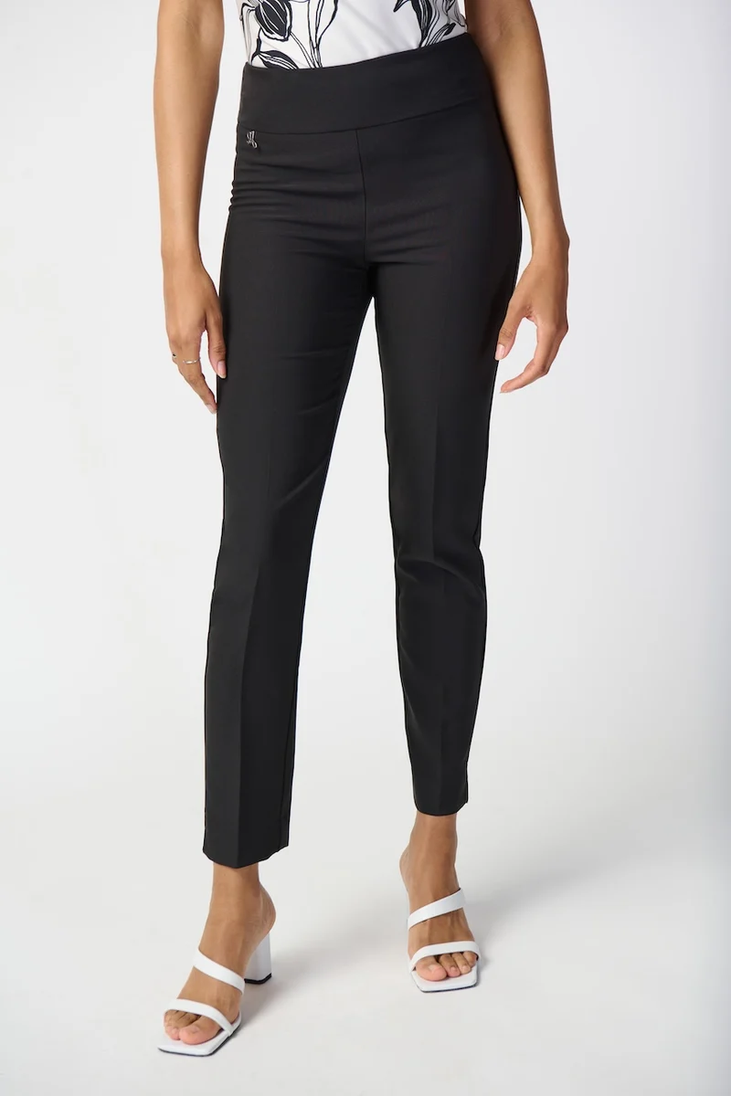 Le pantalon décontracté noir Joseph Ribkoff | 241231